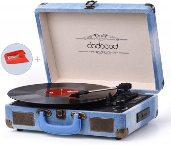 Oferta Amazon! Gira-discos estilo vintage por apenas 43,9€