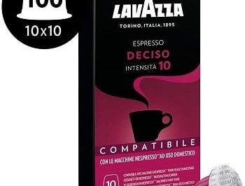café lavazza nespresso 100 capsulas