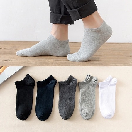 5 pares de meias baratos