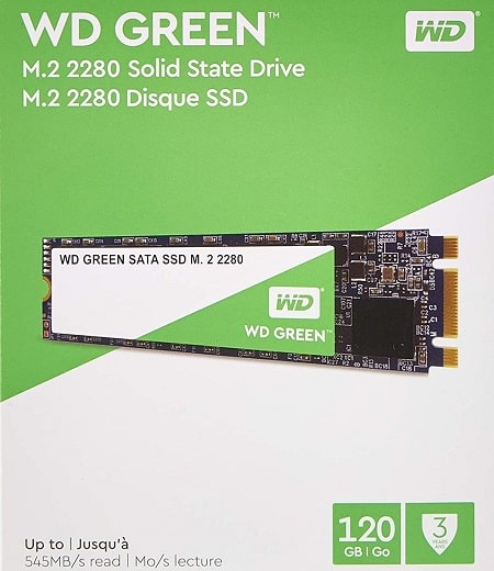 WD Sata SSD M.2 120GB