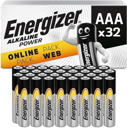 Pilhas AAA Energizer, Pack de 32 unidades desde Espanha a 12,17€*