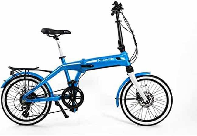 Aurotek Sintra Bicicleta Eléctrica Dobrável com 100km Autonomia por 595€