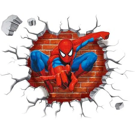 Autocolante 3D Spiderman