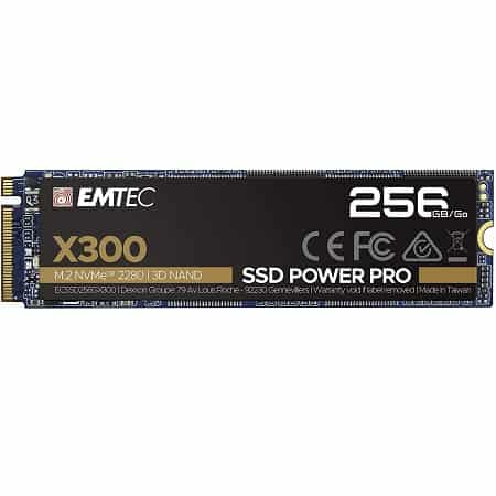 Preços Mini! Emtec X300 M.2 SSD Power Pro 3D NAND de 256GB por apenas 28paus
