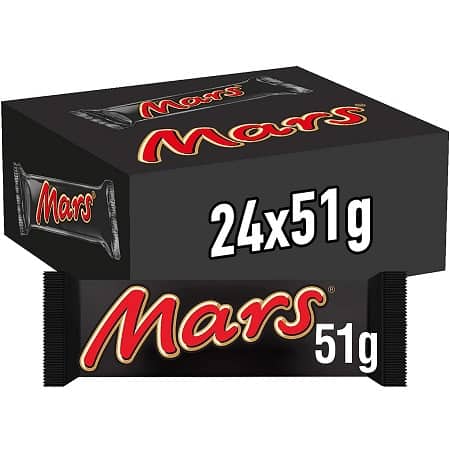 24 X Chocolate Mars Original desde Amazon por 15€