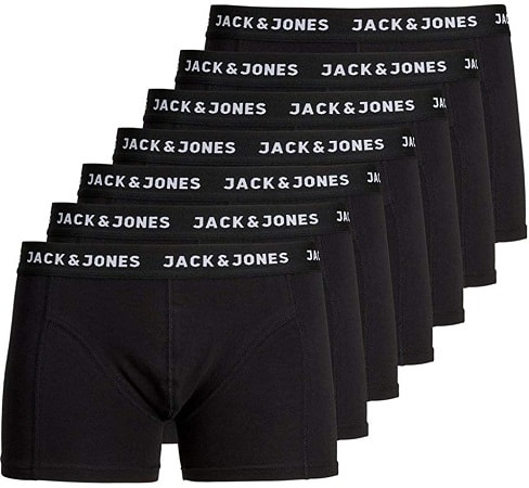 Boxers Jack & Jones (pack de 7) desde Amazon por 21€