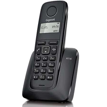 Telefone sem fios Gigaset A116 desde Amazon por 11,56€