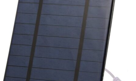 Carregador Solar portátil 2.5W 500mAh