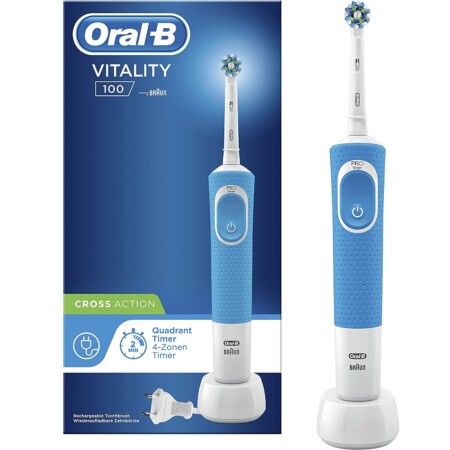 Oral-B Vitality 100 Cross Action Tecnologia Braun com 1 Cabeça de Substituição por 18,8€