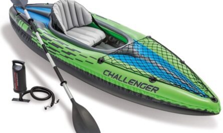 Kayak Insuflável Challenger K1 inclui 1 Remos e uma Bomba Enchimento