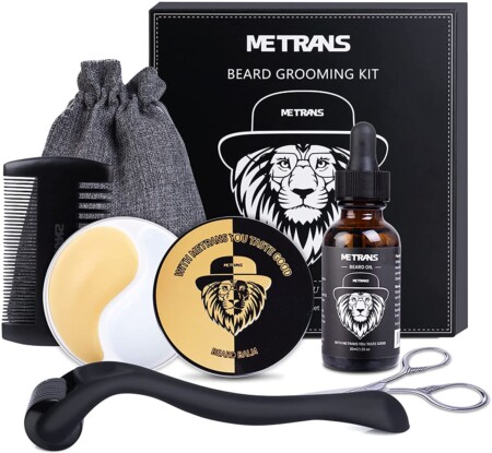 kit Metrans para o tratamento e cuidado da barba  6 em 1