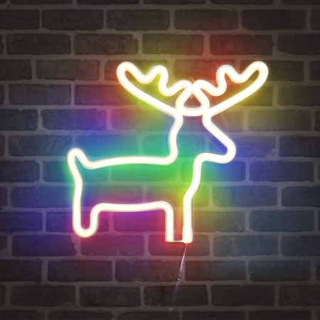 Letreiro Luzes néon, decoração de parede para festas por 7,71€