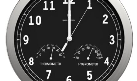 Relógio Clássico, Relógio de Parede Rádio Controlado, Silencioso Sem Ruído Tic Tac, Relógio de Cozinha ou de Parede para Sala de Estar e Escritório, Diâmetro 30 cm