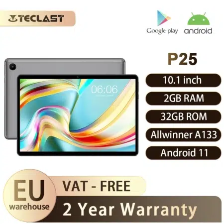 Teclast p25 android 11, 10 Polegada