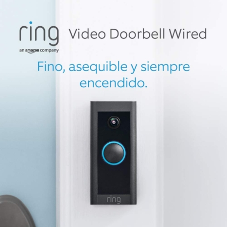 Ring Video Doorbell Wired Amazon vídeo HD