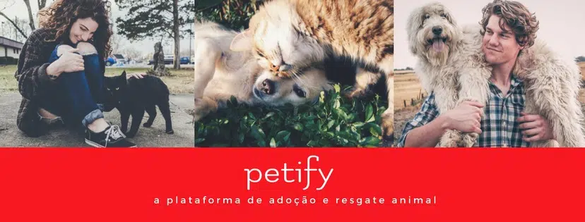 Petify.io é uma plataforma de adoção, resgate, perdidos e achados de animais 