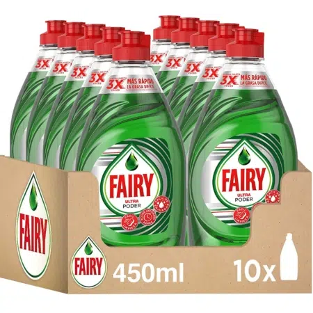 Líquido para lavar louça Fairy Ultra Power, 4,5 L (10 x 450 ml)