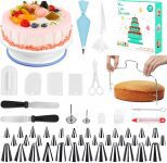 Kit de decoração de bolos com prato giratorio