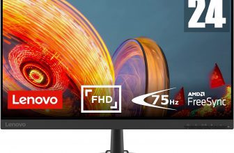Lenovo D24-20 - Monitor Gaming 23,8 "FullHD (VA, 75 Hz, 4 ms, HDMI, VGA, FreeSync)