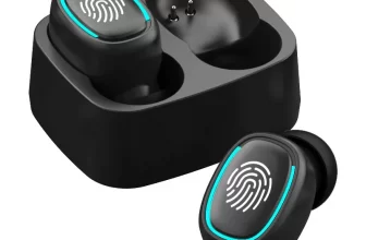 Fones de ouvido sem fio Bluetooth Mini Touch Light Fones