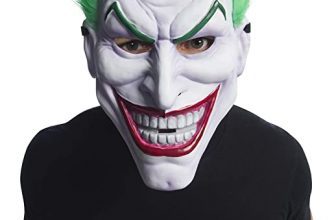 Máscara Rubie's JOKER com cabelo, multicolor, tamanho único