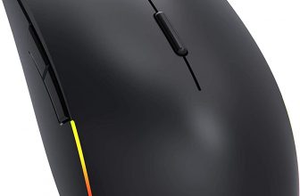 Rato Gaming AOC GM500 - 5000 DPI - Switches Omron - Efeitos RGB ajustáveis