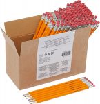 Lápis de madeira Amazon Basics #2 HB, afiado, Pack de 150