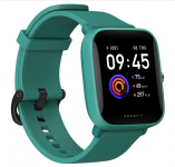 Amazfit Bip U Smartwatch Fitness relógio inteligente 60 modos desportivos 1 43 ecrã tátil a cores grandes 5 ATM (SpO2) oxigénio no sangue frequência cardíaca verde Eletrónica