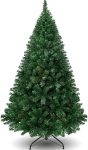 Árvore de Natal artificial, com 918 galhos com suporte em metal, 180 cm