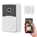 Mini Wireless Video Doorbell, Smart Doorbell with Motion Detection Night Vision 2-Way Audio