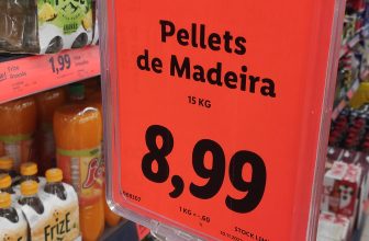 Pellets Nova Lenha no Lidl Senhora da Hora 8,99€