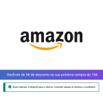 desconto de 5€ em 15€ só para contas selecionadas Amazon