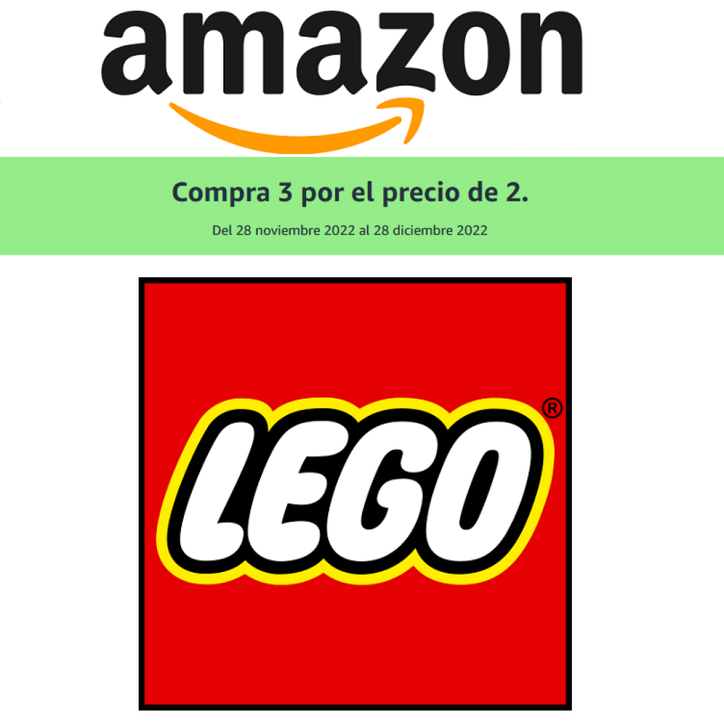 Compra 2 leva 3 em artigos LEGO (Cyber Monday)