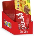 Tablete de Chocolate Leite Nestle Extrafino com Bolacha Dinossauros 120 g - Pack de 24 und