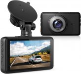 Dashcam, câmara de vigilância Full HD 1080P com modo de estacionamento e ângulo visão 170 °