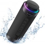 Coluna portátil Bluetooth 5.3 Tronsmart T7, com luzes LED , proteção contra água IPX7, 30W potencia