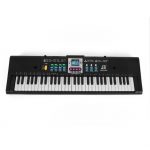 Piano elétrico infantil multifuncional com teclado eletrónico musical digital de 61 teclas