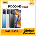 POCO M5s Versão Global 4 GB 128 GB, NFC, ecrã 6.43" AMOLED Dotdisplay, carregamento rapido de 33W