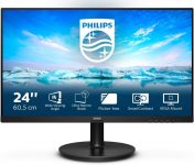 Monitor Philips 241V8L/00 de 24", Full HD, 75Hz, 4 ms, VA, FlickerFree,