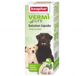 Beaphar Antiparasitario Vermi Pure, naturais para combater parasitos intestinais,cães e cachorros, 50 ml
