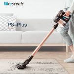 Proscenic P8 Plus Handled Vacuum Cleaner, 180W 80,000 RPM Strong Suction, 2200mAh Detachable Battery