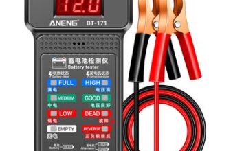 Analisador do estado da bateria 12V, LCD, ferramenta diagnostico