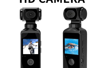 câmara de ação ecrã HD de 1.3 " rotação 270°