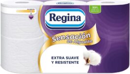 Papel higiénico Regina 6 rolos, 173 folhas com 3 camadas