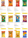 Promoção Amazon batatas fritas ruffles lays cheetos fritos e doritos