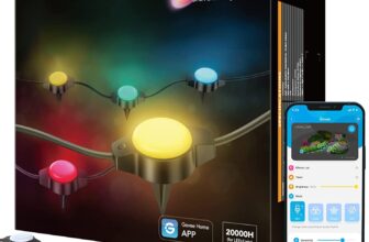 Govee Luzes de jardim RGBIC 15 uni com cabo de 10 m, funciona com Alexa e Google