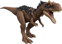 Jurassic World Rajasaurusc om movimentos e sons Ruge e golpea
