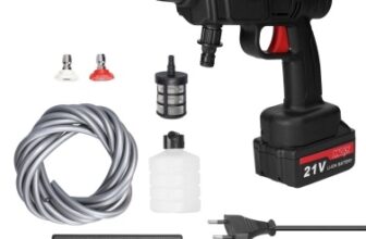 Lavadora alta pressão sem fios com bateria de 21V