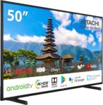 Hitachi 50HAK5450, Android Smart TV de 50", 4K Ultra HD, HDR10
