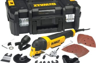DEWALT DWE315KT-QS 300W Multi ferramenta oscilante com 37 acessórios e mala